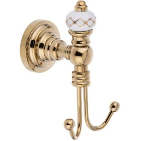 Resim Pure Geometrik Beyaz Altın - Pvd Gold Ikili Askılık Aks-105 Çok Renkli 