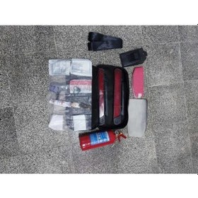 Resim Lüx Trafik Seti+1200 Akü Takviye Kablosu+plastik Hava Kompresörü 