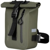 Resim Suofeng Su Motosiklet Bacak Çantası - 500d Pvc Su Geçirmez, Reflektif Şeritli, 2-4l Kapasite Koyu Yeşil 