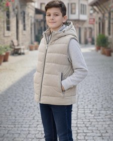 Resim Pina Kids Erkek Çocuk Kapüşonlu Şişme Yelek 