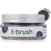 Resim T-Brush Aktif Kömür Florürlü Diş Macunu Tableti 90 Adet 