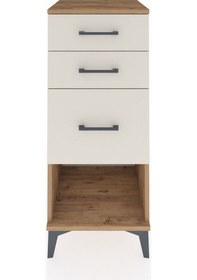 Resim Hyperion Komodin 3 Çekmeceli 44x44x106 Çam-aytaşı Atlas Çam 