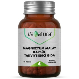 Resim Venatura Magnezyum Malat 100 mg 60 Kapsül 