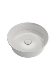 Resim Bocchi Çanak Lavabo Tezgah Üstü Yuvarlak Vessel 38 CM Parlak Beya 