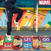 Resim 1 adet MARVEL Spider-Man Temalı Parti Aktivitesi Atlama Oyun Matı Takım Bina, Piknikler, Doğum Günleri, Düğünler, Ev Hediyesi, Sevgililer Günü, Yeni Yıl, Noel ve Tatil Hediyeleri için Uygun 