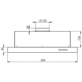 Resim Bari 500 M3 Çekim Güçlü Patentli Yeni Model Beyaz Aspiratör Yeni Model 