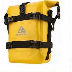 Resim Wezone Motosiklet Koruma Çubuğu Çantası 8l Ipx-7 Su Geçirmez Pvc Multifonksiyon Sırt Çantası Sarı Logo Modeli Diğer 