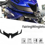 Resim 1x ABS Kuş Gagası Kanatçık - Evrensel Uyumlu Motosiklet Ön Hava Girişi Dudak Kapağı, Dayanıklı ABS Aerodinamik Tasarım ile Artırılmış Stabilite ve Kullanım Rahatlığı, Vidalara ve Araçlarla Kolay Kurulum 