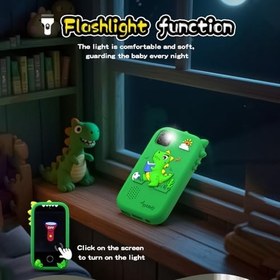 Resim Gugxiom 2.8 inç Dokunmatik ekranlı çocuk Telefon, 32GB Bellek çocuklar akıllı Telefon Oyun Kamera Mp3/mp4 öğrenme Ve Eğlence Için oynatıcı (GREEN) 