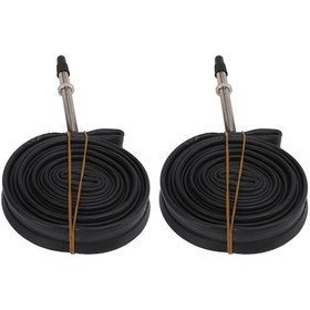 Resim Skycity 700x23c Yolluk Bisiklet İç Lastiği Seti, Dayanıklı Butil Kauçuk, Fransız Valf 48, 2 Adet, Hızlı Montaj, Sıcak Ve Aşınma Direnci 