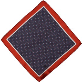 Resim Koyu Bordo Desenli Mendil - Koyu Bordo 