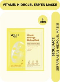 Resim Dermal Seoulface Vitamin Şeffaflaşan Hydrojel Maske 34 G 