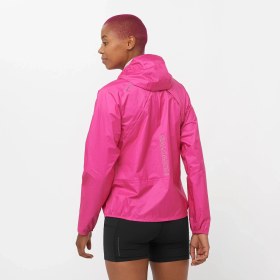 Resim Salomon Bonatti Waterproof Kadın Yağmurluk - Pembe 