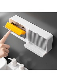 Resim Sunup Çift Bölmeli Banyo Sabun Kutusu 