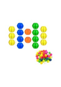 Resim Ümit Boncuk - Jant Teli Boncuk, 16'lı Raınbow 