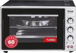 Resim Mini Köşeli Fırın 60Lt 8062 Inox İtimat