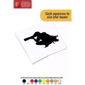 Resim Spor Fotografçısı - Araç, Oto, Laptop, Duvar Uyumlu Sticker 10 9 Cm 