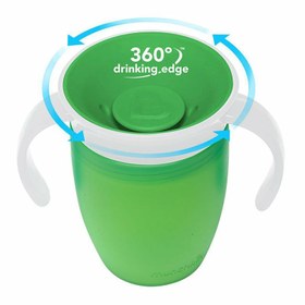 Resim Munchkin Mucize 360° Alıştırma Bardağı 6 ay+ 207 ml Yeşil 
