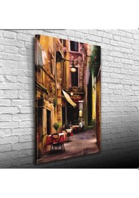 Resim Uslucan Alışveriş İtalya Pizza Dükkanı Kanvas Tablo 50 X 70 
