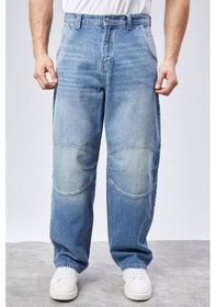 Resim Cedy Denim Cedy Denım Yüksek Kalite Erkek Yüksek Bel Skater Baggy Jeanpantolon C362 Açık Mavi 
