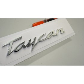 Resim Porsche Taycan Bagaj 3M 3D ABS Yazı Logo Amblem Orjinal Ürün 