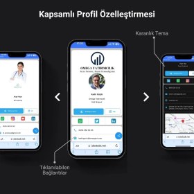Resim Destade Nfc ve Qr Kod Özellikli Temassız Dijital Kartvizit 
