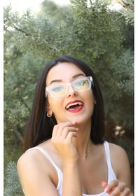 Resim Esrada Geometrik Şeffaf Çerçeve Sarı Cam 2016 01 52-19-135 Şeffaf 