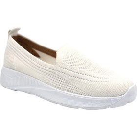 Resim Beyaz Filinta Moda Poli Hafif Taban Dokuma Günlük Kadın Comfort Ayakkabı Beyaz Beyaz 