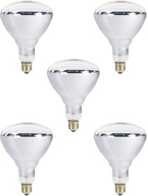Resim Avarson (5 Adet) 250W Kızılötesi Isıtıcılı Hayvan Isıtma ve Kuluçka Lambası (Sarı Işık) E27 (Kalın Duy) 