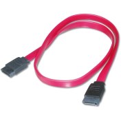 Resim Sata Bağlantı Kablosu, Sata 7Pin Dişi - Sata 7Pin Dişi, Zırhsız, Awg26, 0.50 Metre 