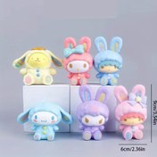 Resim Sanrio Bunny Serisi - Gizli Kutu/Koleksiyon Figürleri, Zarif PVC Oyuncaklar ve Rastgele Kutularla Benzersiz Şok Karakterleri ve İncelikli Detaylar ve Aksesuarlar 