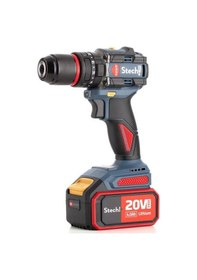Resim Stechend SX22 Akülü Darbeli Matkap + 2 Adet 4.0 Ah Akü 