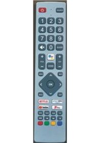 Resim SHARP SH-V5 NETFLIX- PRIME VIDEO- YOUTUBE TUŞLU LCD-LED TV KUMANDA 