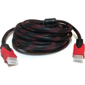 Resim Ata Elektronik 5 Metre Ses ve Görüntü Kablosu Hdmı Gold Altın Kablo Full Hd 3D 1080P 4K Ip Örgülü 