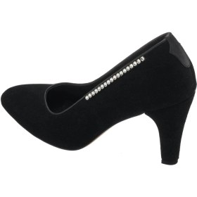 Resim Costo Shoes AYS7986 Siyah Süet Topuklu Özel Seri Kadın Stiletto 