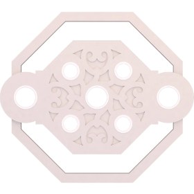 Resim Motifpiyer Tavan LED Spotlu Göbeği 52-Sekizgen-Dış Çıtalı 