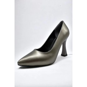 Resim Massima 9532 Platin Stiletto Kadın Ayakkabı 