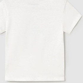 Resim Mayoral Erkek Bebek Baskılı Tshirt Beyaz 