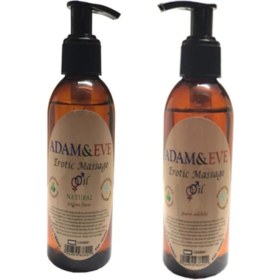 Resim Adam & EErkeklere Kadınlara Özel Sade Vanilya Aromalı Masaj Yağı Massage Oil 125ML 