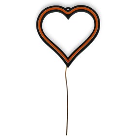 Resim Kalp Neon Led 3d Baskı 15 Cm Amber 