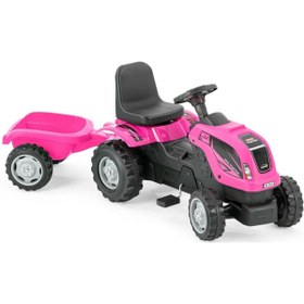 Resim Micromax Römorklu Traktör Pedallı 01 024 Pembe 
