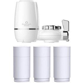 Resim Water UF Membran Filtreli Musluk Ucu Arıtıcı / 3 Adet UF Membran Filtreli Kartuş / GW-D01P2 