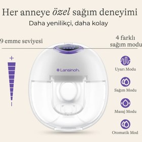 Resim Lansinoh Giyilebilir Çiftli Göğüs Pompası 