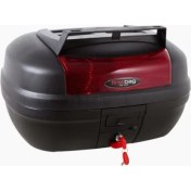 Resim First Bag Motosiklet Çantası 48 Litre Kırmızı Reflektörlü 