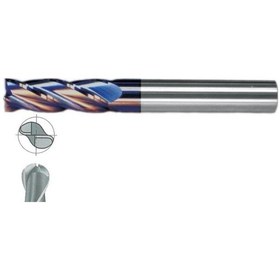 Resim Fett 18mm Mastercut Standart Sert Metal Tıaln 2 Ağızlı Küresel Karbür Parmak Frezesi 