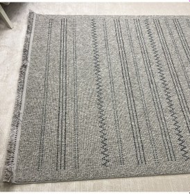 Resim Sanat Halı Lora Plus 3921 Gri İskandinav Halı 