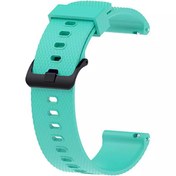 Resim Samsung Galaxy Watch 4 KRD 46 44MM Silikon Kancalı Turkuaz Kordon Gpack