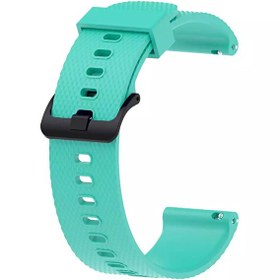 Resim Samsung Galaxy Watch 4 KRD 46 44MM Silikon Kancalı Turkuaz Kordon 