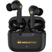 Resim Amorus Monster XKT02 Bluetooth Kablosuz Kulaklık Stereo Ses Düşük Gecikme Koşu Koşu Için Spor Kulak Içi Kulaklık - Siyah (Yurt Dışından) 