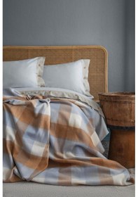 Resim Apricitas Porto Indıgo Battaniye+nevresim Tk. Çift Kişilik Ren 